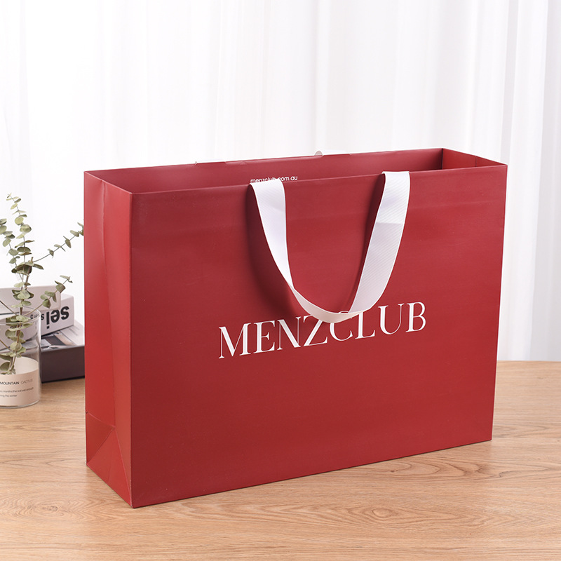 Ultralight Party Kraft Paper Gift Bags With Handles Biodegradable