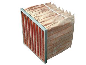 China Ultra Fine 98% 0.5um Pocket Air Filter High Temperature Resistant wholesale