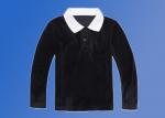 Long Sleeve Corduroy Girls School Uniform Dresses Thickness Suitable For Winter