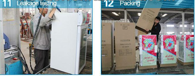 mini Drink Show Case Cooler front open Cooler Displayer freezer