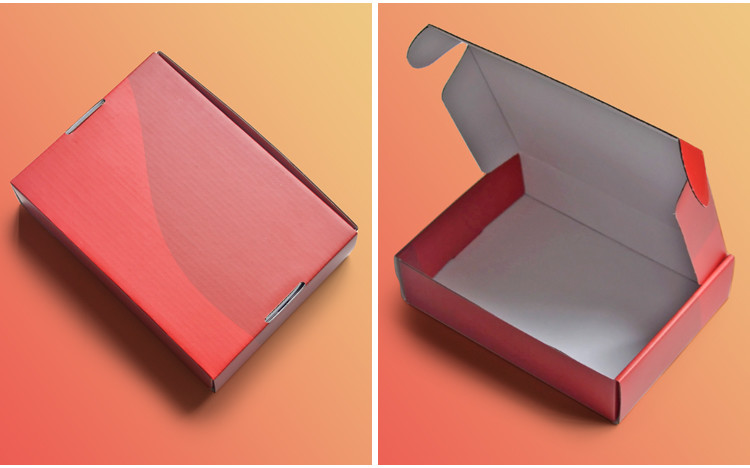 Kraft Paper Cosmetic Shipping Boxes Recycled Corrugated Cosmetic Delivery Box