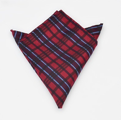 Solid Color Men's Handkerchief Cotton Pocket Square Scarf for Professional