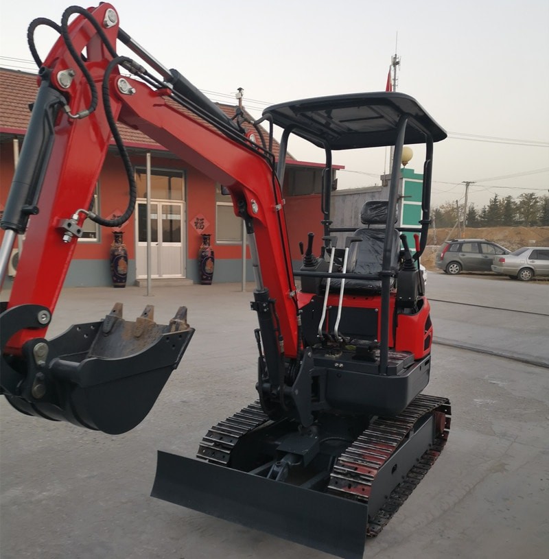 One year warranty 1700kg mini digger excavator with Kubota EPA engine for America