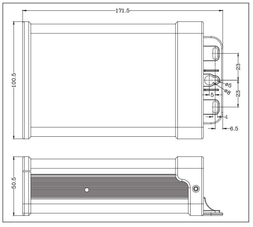 led power supply structure