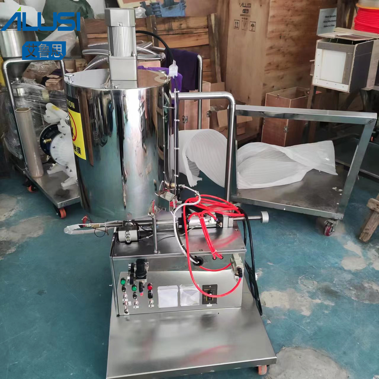 Lipstick Lip Gloss Tube Heating Filling Machine Semi Automatic 16000BPH