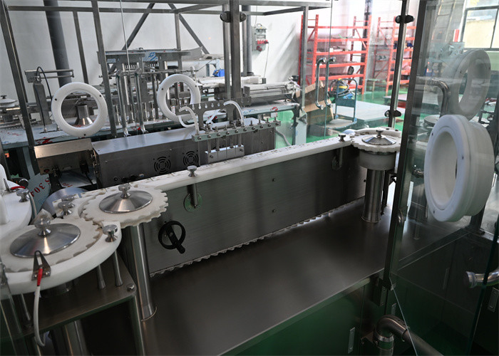 Electronic Power Supply Automatic Vials Filling Machine For Pharma Production With Piston Pump