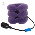 Inflatable neck brace support soft flannel cervical pillows supplier