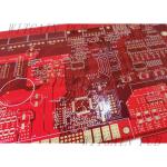 8 Layer Multilayer Circuit Board Red Solder Printed 50 Ohm
