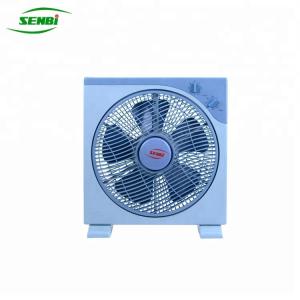 China Safety Plastic Material Solar Box Fan , 5 PP Blade 12 Inch Box Fan wholesale
