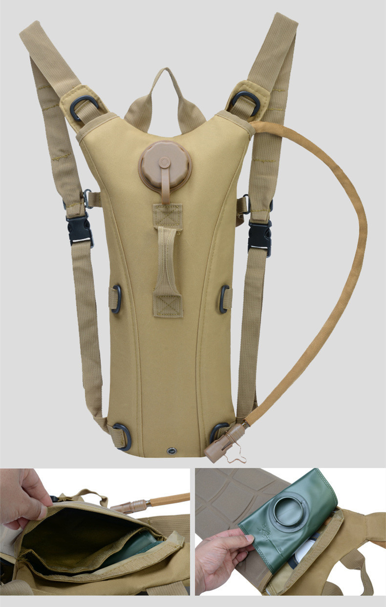 3 Liter Tactical Molle Hydration Pack Military Canteen Kit