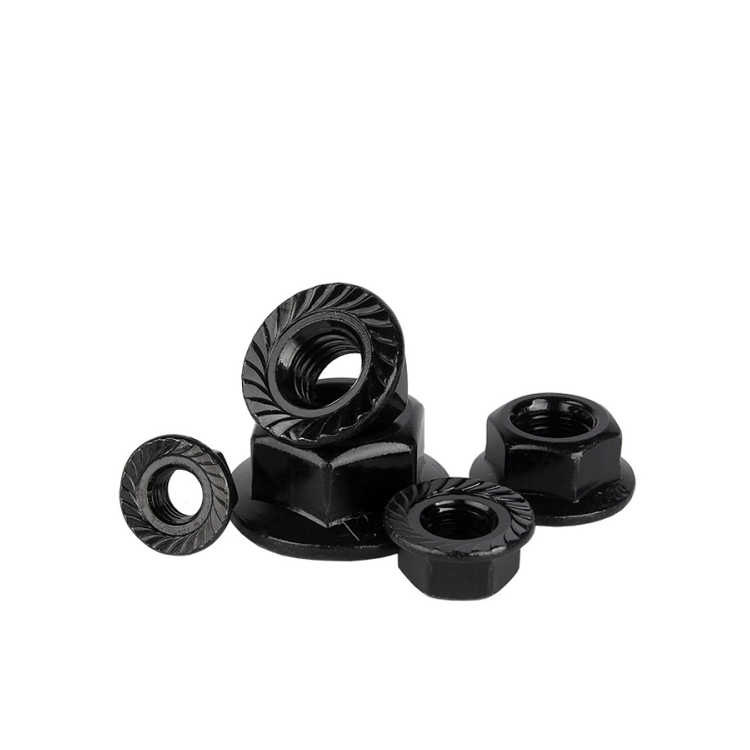 ZINC PLATED Finish DIN6923 M5 M6 M8 M10 M12 Carbon Steel Hex Flange Nuts for Mining