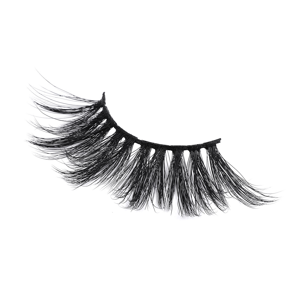 Cruelty Free 25mm Individual Mink Lashes , Long Thick 5d Faux Mink Lashes