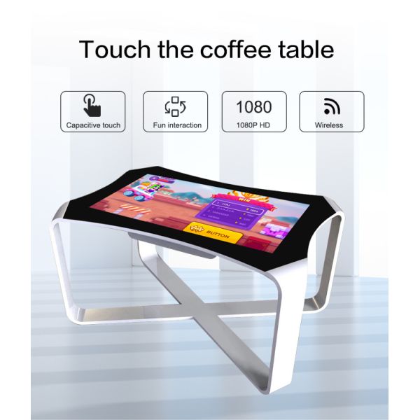 Android coffee table 55 inch advertising player interactive touch table for meeting room advertising display video player