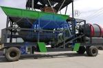 YHZM75 Mobile Concrete Batching Plant With JZM1500 Drum Concrete Mixer