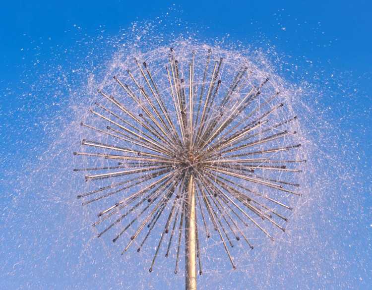Modern Design Style Dandelion Blossom Liquid Fountain First Grade Company Credit Satisfying ' Requirements