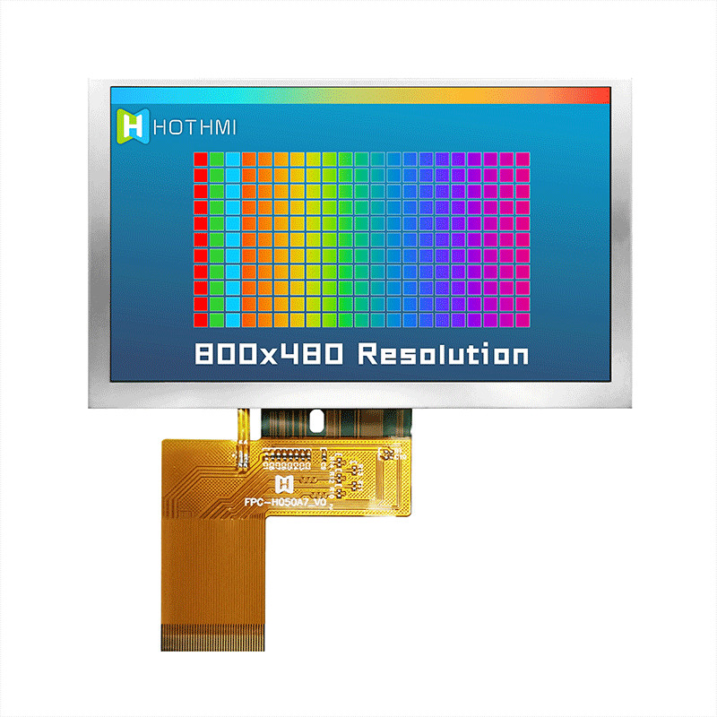 High Brightness Sunlight Readable TFT Display 5 Inch IC ST7262