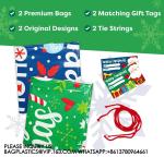 Christmas Bicycle Bag 60” X 72", Jumbo Gift Bag For Xmas Season, Large Bike