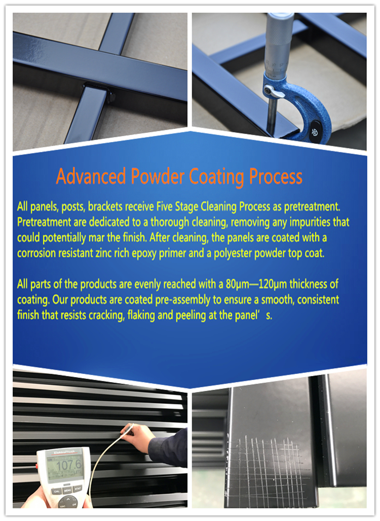 powder coating crowd control barriers