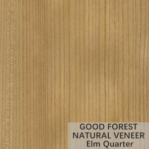 China ELM Natural Wood Veneer Crown Cut Grain Provide Customized Service wholesale