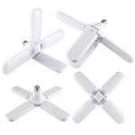 160V-265V Folding Fan Blade LED Lights 65W Aluminum Plastic Material