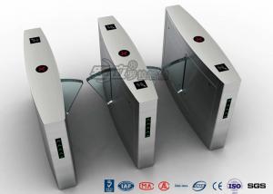 China Retractable Flap Barrier System , Pedestrian Barrier Gate One Year Warranty wholesale