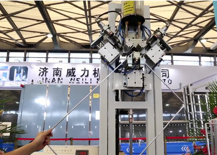 Automatic Insulating Glass Desiccant Filling Machine With PLC Control System