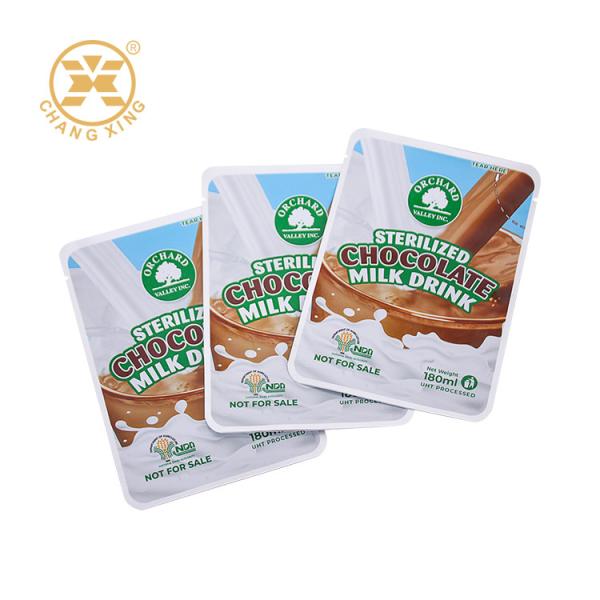 Quality High Temperature Aseptic Foil Sterilizer Pouch For Coconut Milk Roll Film Food Packaging Bag Coconut Milk Packing Bag for sale