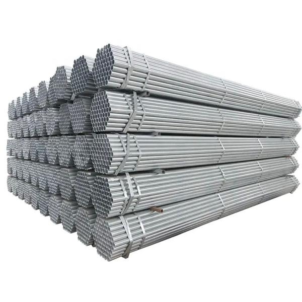 Quality Hot Dip Galvanized Steel Round Tube 12M 2mm Thickness Welded Carbon Steel Round Pipes for sale