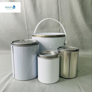 China 1Liter Metal Can Portable Paint Cans Chemical Can Solutions wholesale