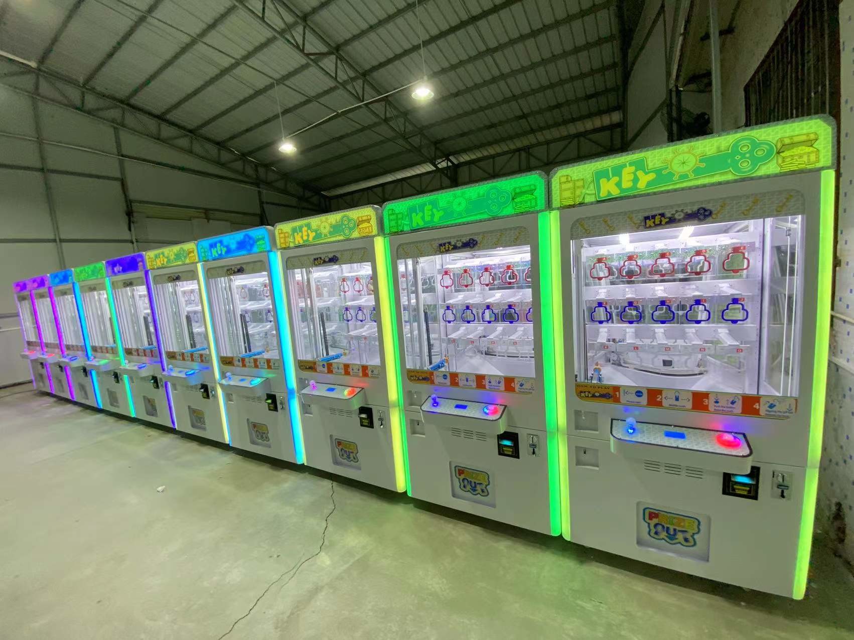 Prize Power Key Master Vending Machine Game Console Coin Type