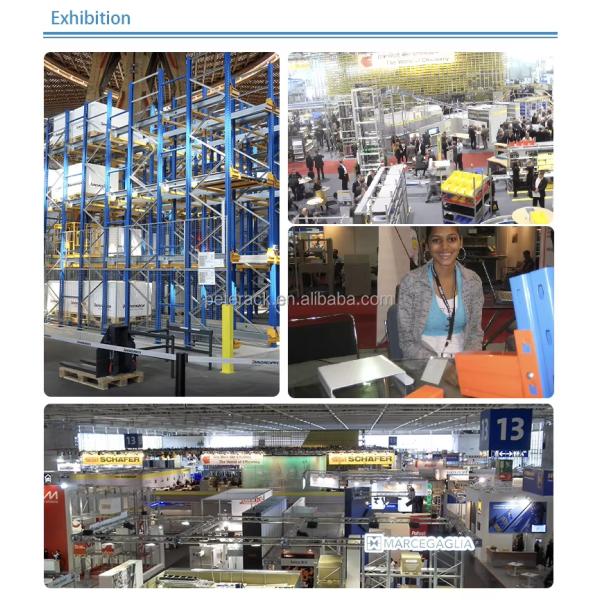 Peterack Heavy-Duty Push Back Racking System for Warehouse Storage