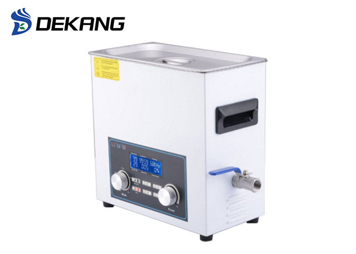 6.5L Heated Bench Top Ultrasonic Cleaner Timing For Dental Instruments