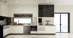 American Shaker Style Solid Wood Kitchen Cabinets with Modern Stylish Sink