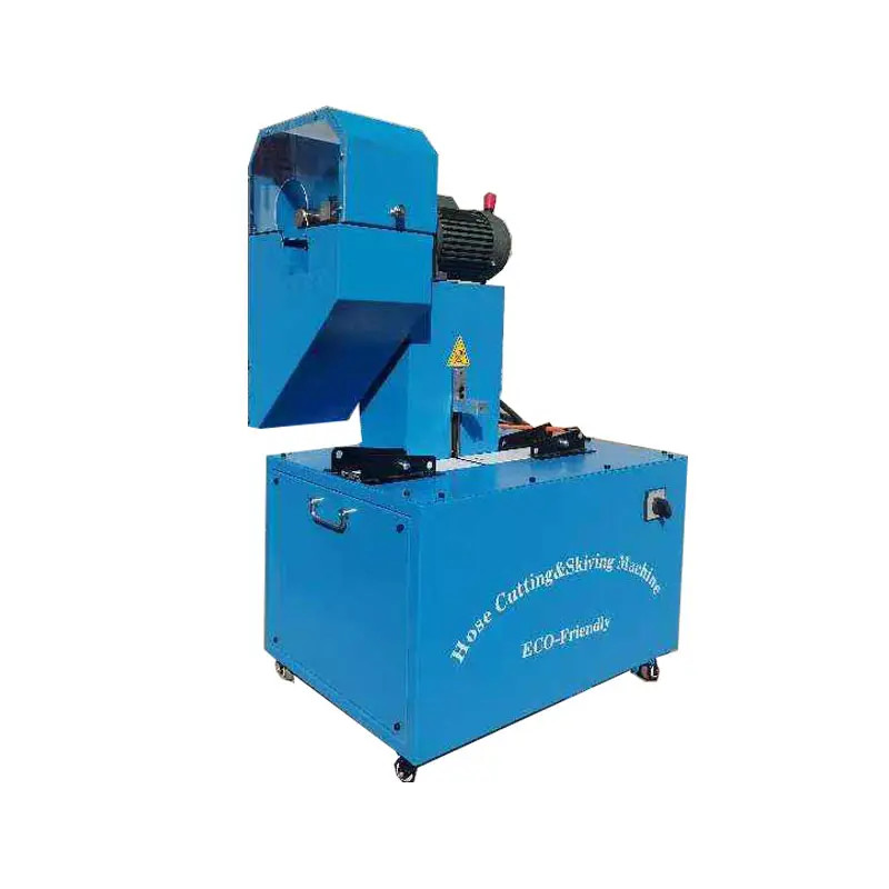 6 - 51mm Automatic Hose Cutting Machine With Dust Cover 128kg Weight
