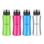 Sustainable 650ml Aluminum Sports Water Bottle BPA Free Eco Friendly