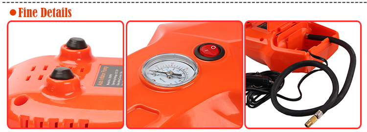 25mm Cylinder Tire Inflator For Trucks , 12v Air Pump For Car Tires