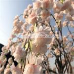 White Flower Artificial Weeping Cherry Blossom Tree Outdoor Party Decoration