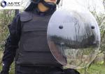 Aluminum Alloy Bulletproof Riot Shield Anti Riot Violence Proof Transparent