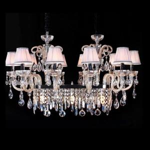 China Rectangular crystal chandelier dining room (WH-CY-89） wholesale