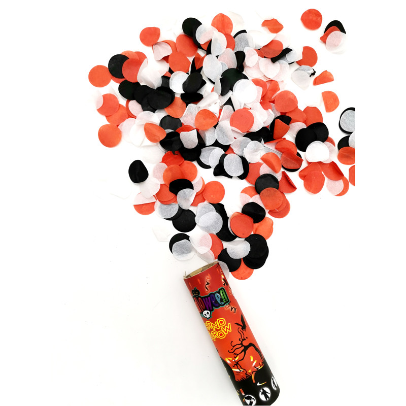 Floating Hand Throw Coloured Confetti Cannon For Christmas