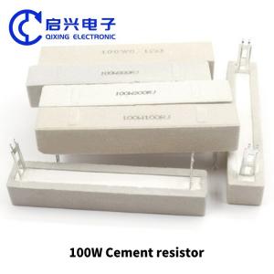 China China factory Resistor 1W 2W 3W 5W 11W 15W 17W 20W 25W ceramic Cement Resistor Cement Resistors wholesale