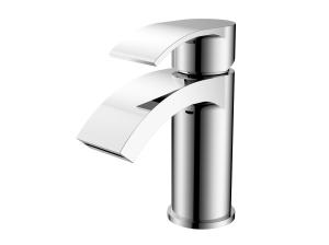 China Modern Style Chrome Finish Brass Basin Mixer Faucet For Bathroom T8882W wholesale