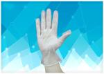 Customized Logo Disposable Polyethylene Gloves Polyvinylchloride Vinyl Material