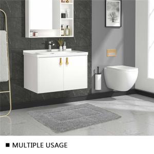 China Durable Microfiber Anti Slip Shower Mat Rectangle Rubber Backed Bath Rugs wholesale