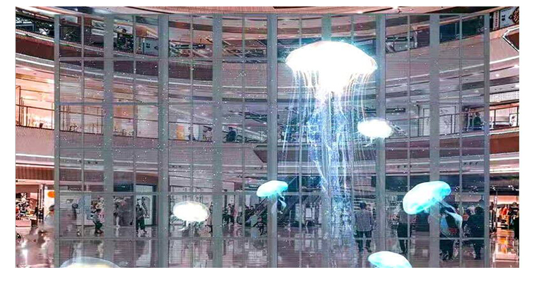Full Color Glass LED Display With 800cd High Brightness And 100000 Hours Lifespan