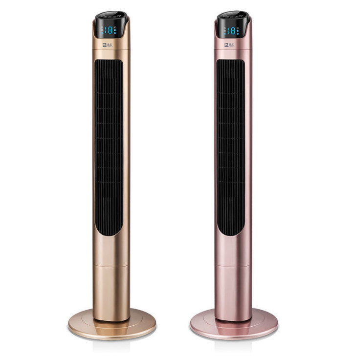Heater Household Tower Fan Sitting Vertical Remote Control Vaneless Silent Vertical Circulating Fan