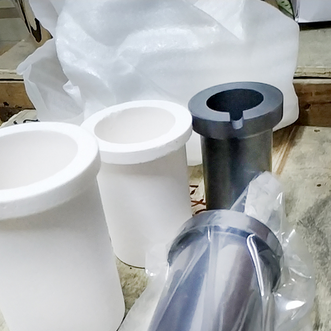 High Temperature Casting Clay Graphite Crucible For Indutherm 