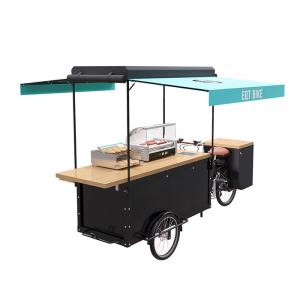 China Multipurpose Bicycle Vending Cart , Commercial Electric Mobile Food Cart wholesale