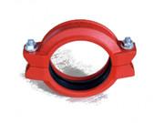 China Galvanized Ductile Iron Pipe Fittings Durable Grooved Shoulder Coupling wholesale
