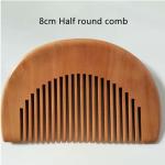 Portable Beard Handmade Wooden Comb Mahogany Bimonthly Straight